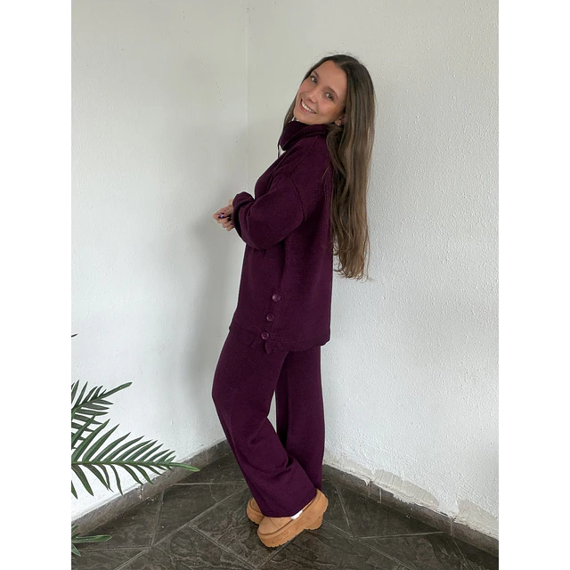 Conjunto lanilla botón 