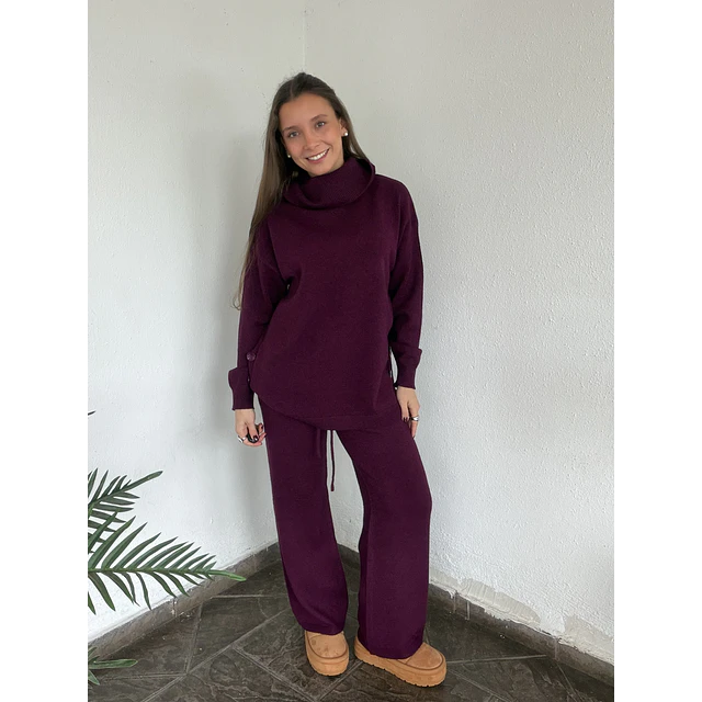 Conjunto lanilla botón 