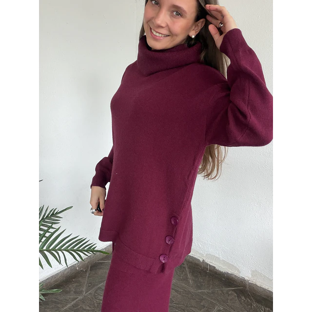 Conjunto lanilla botón 