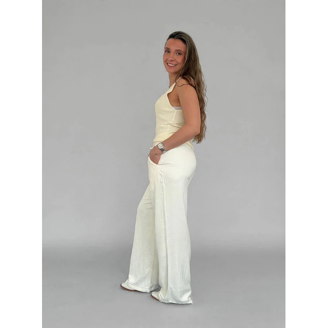 Pantalón Satinado bolsillo