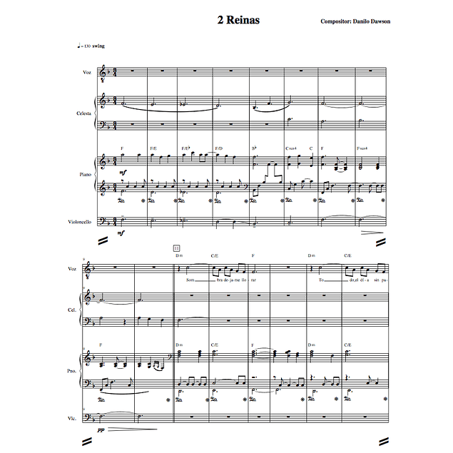 Partitura General - 2 Reinas