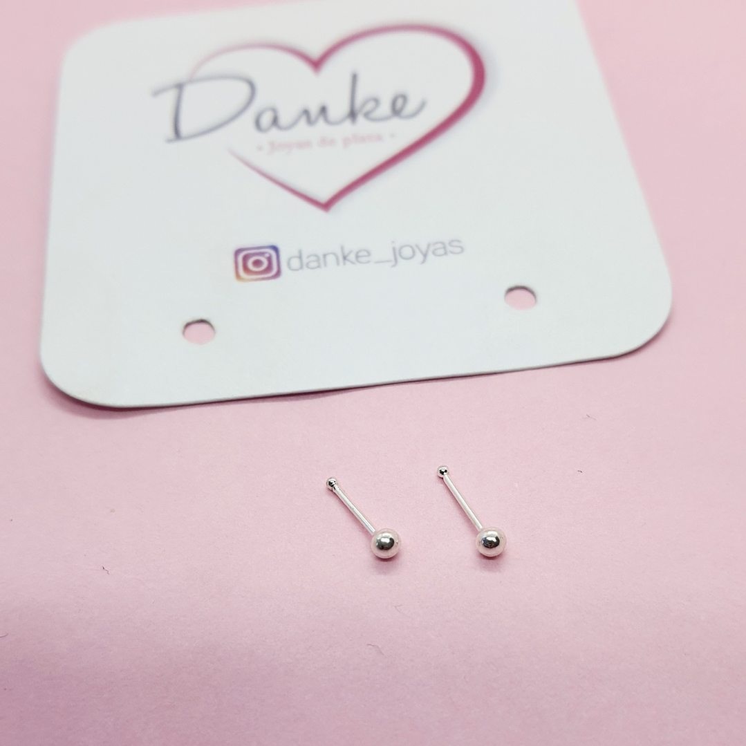 Aros piercing bolita 1