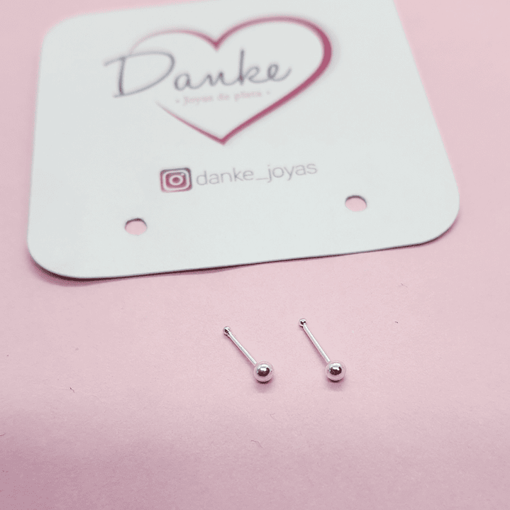Aros piercing bolita 1