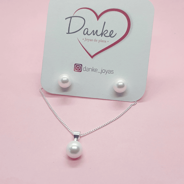Conjunto perla 8mm 1