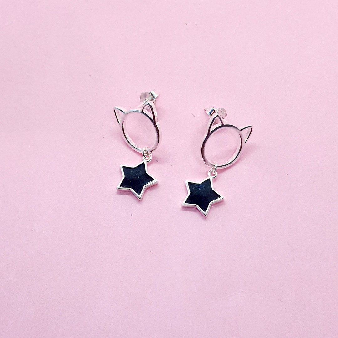 Aros Gatito estrella Onix 1