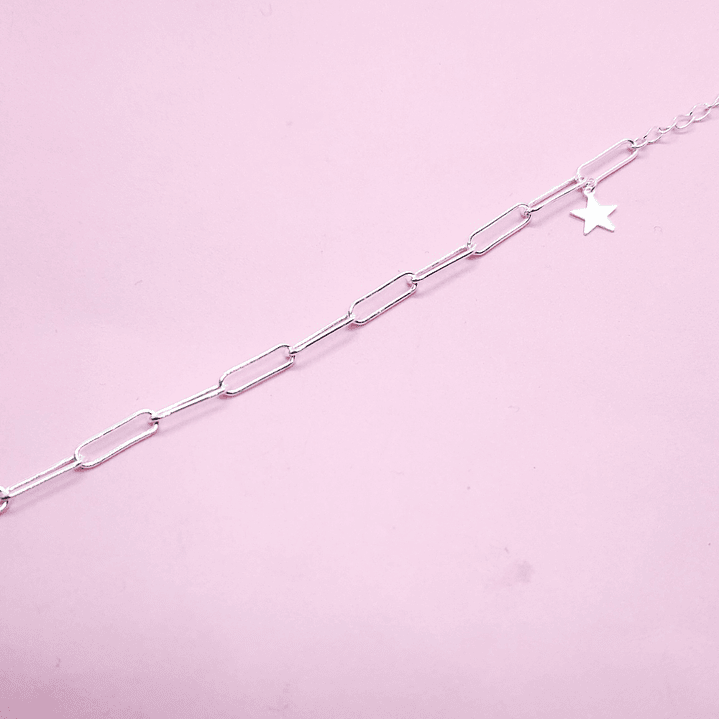 Pulsera eslabones estrella 1