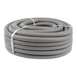 Conduit Aspirado MT 25MM Revest. PVC Gris (c/u)