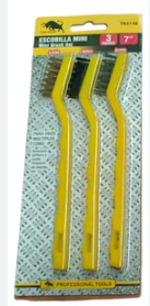 Set Mini Escobilla 7" 3pcs (c/u)