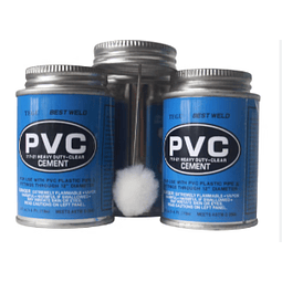 Adhesivo PVC Tradicional 250ml (tarro metal c/aplicador) (c/u)