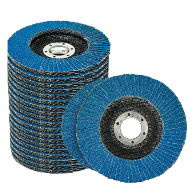 Disco Flap Traslapado Grano 100 metal 4.5 (c/u)