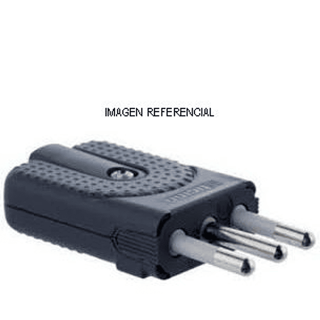 Enchufe Macho Volante  3pata 10A (c/u)