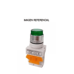 Pulsador Simple 22mm Verde 1NO (c/u)