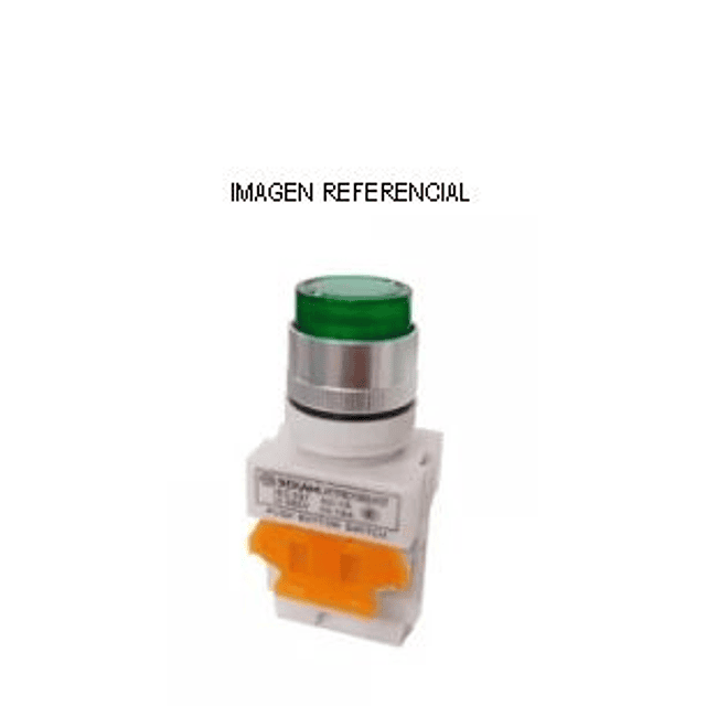 Pulsador Simple 22mm Verde 1NO (c/u)