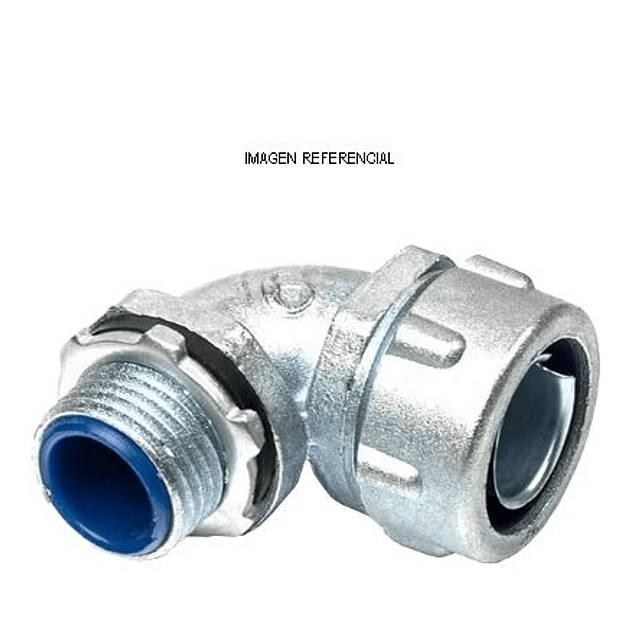 Conector Curvo p/Flexible 40mm (c/u)