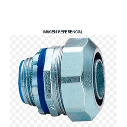 Conector Recto p/Flexible 40mm (c/u)