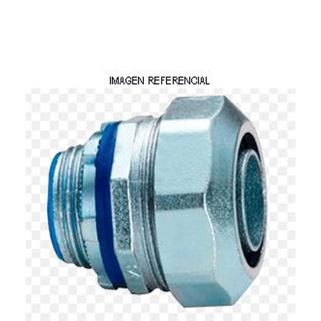 Conector Recto p/Flexible 40mm (c/u)