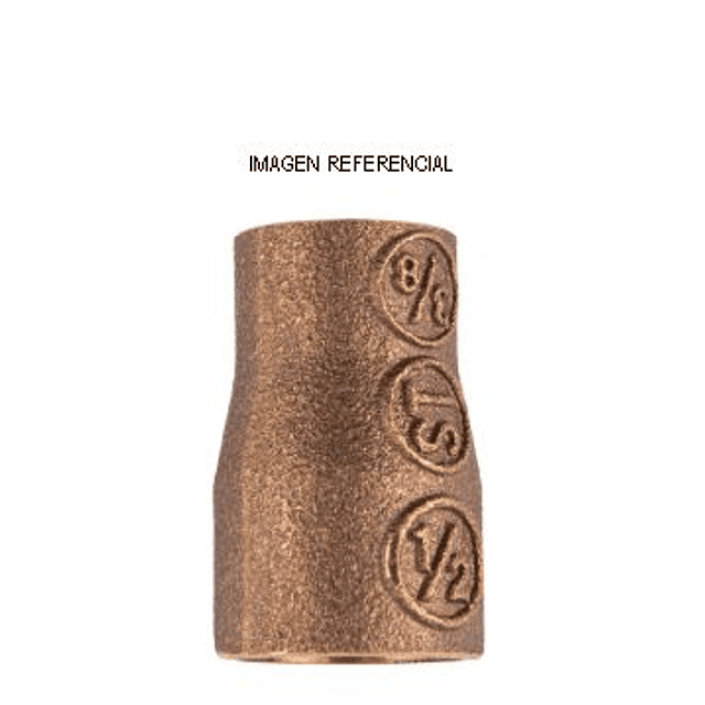 Copla Bronce SO 1/2x3/8 SO-SO