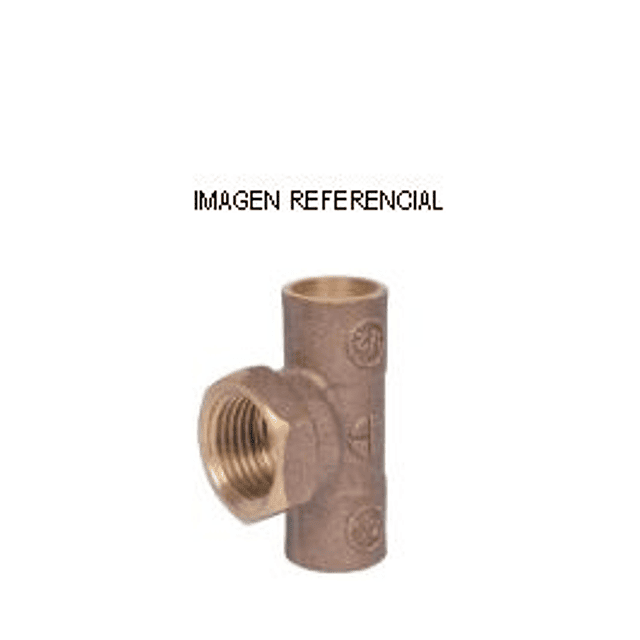 Tee Bronce 1/2" SO-SO-HI