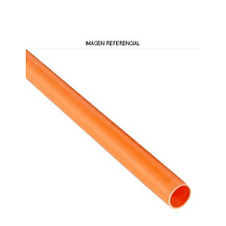 Tubería Conduit Eléctrico 3 mt Naranjo 16mm