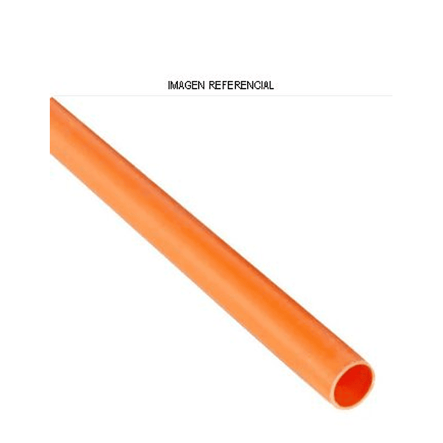 Tubería Conduit Eléctrico 3 mt Naranjo 16mm