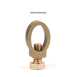 Conector Bronce Toma Tierra 1/2 DE 12A