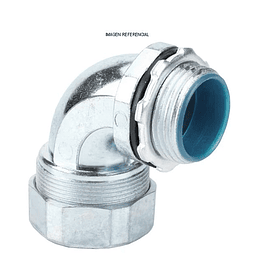 Conector Curvo p/Flexible 32mm