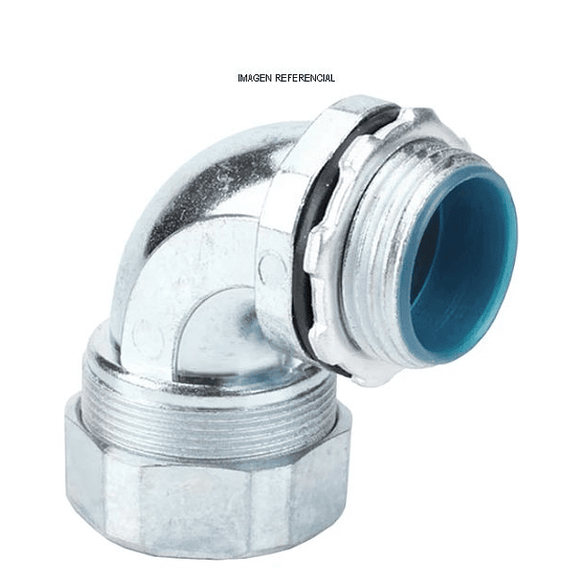 Conector Curvo p/Flexible 32mm