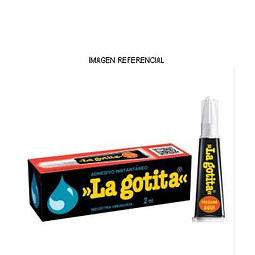 Pegamento Adhesivo Instantáneo La Gotita 2ml (c/u)