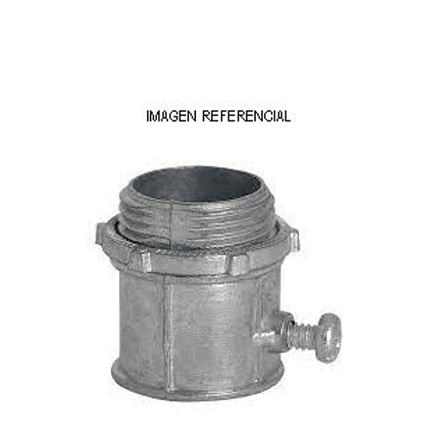 Terminal Recto p/EMT con Tornillo (c/u)