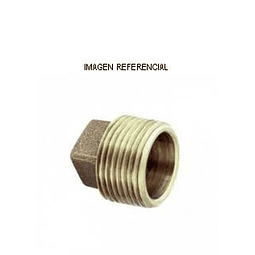 Tapatornillo Bronce 1/2" HE (c/u)