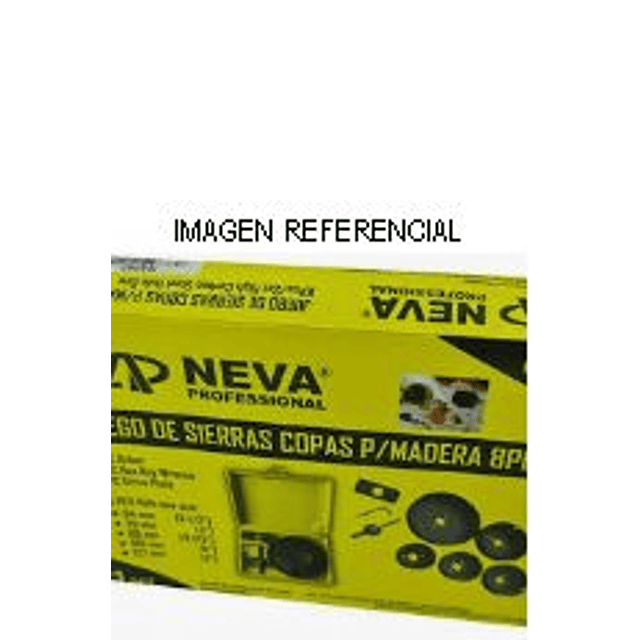 Sierra Copa Madera Set 8Pcs 64-76-89-102-127mm