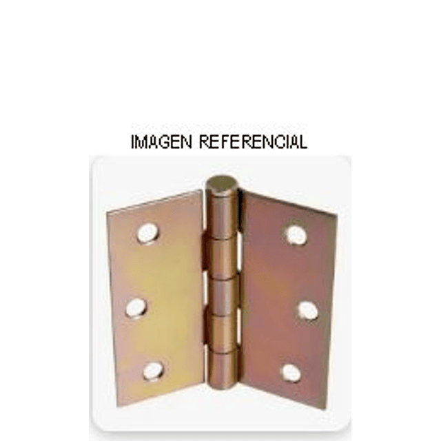 Pack 2 Bisagras 2.5x9cms c/tornillos (c/u)