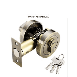 Cerradura Puerta Pomo Cilindrica c/llave (c/u)