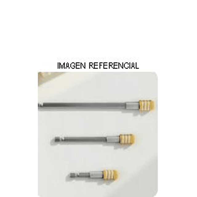 Adaptador  para Taladro y Destornillador 1/4" 3Pcs c/imán