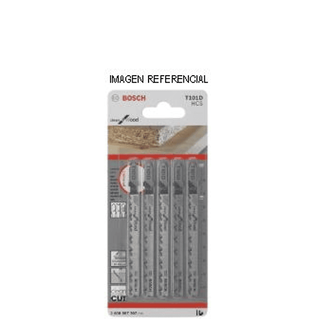 Hoja Sierra Caladora T101D 10-45mm 5pcs (c/u)