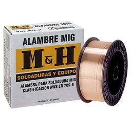 Alambre  Para Soldadura Mig Clasificacion  AWS RE 70S - 6  0,8 x 15 Kilos.