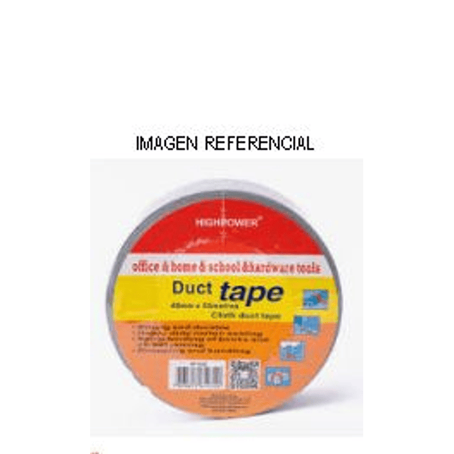 Cinta Duct Tape 48mmx12mx0.18mm negra