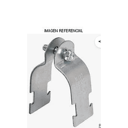 Abrazadera RC Zincada c/perno y tuerca (c/u)