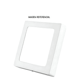  Foco Panel Led Sobrepuesto 18W Luz Fría Cuadrada IRM