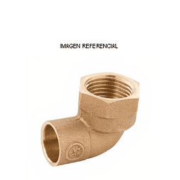 Codo Bronce Reduccion SO-HI 3/8x1/2 8c/u)