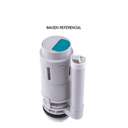 Válvula Inodoro Descarga Dual, Universal, Inodoro 1 o 2 piezas