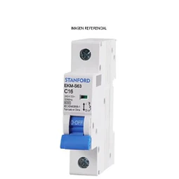 Interruptor Automático 1 Polo +N 16A 6KA C STANFORD (c/u)