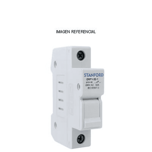 Portafusible 1x32A 10x38mm 690VAC 8C c/u)