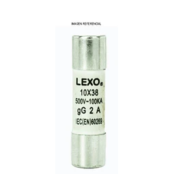 Fusible Cilindrico 2A 10x38mm (c/u)