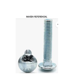 Perno Coche 3/8-16x2" Zincado UNC (100 unidades)