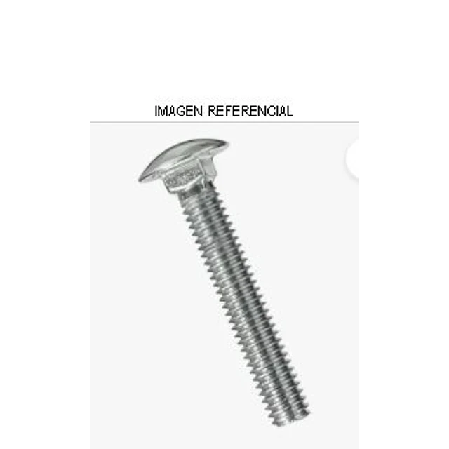 Perno Coche 1/4-20x4 Zincado (100unidades)