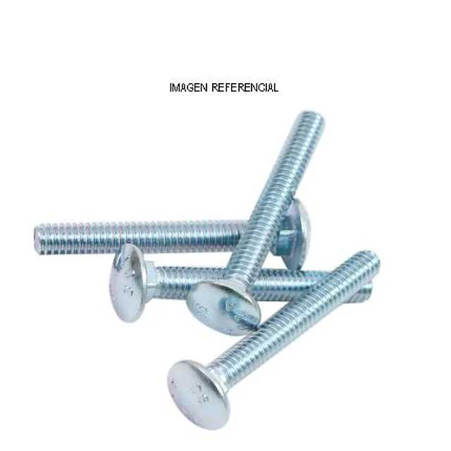 Perno Coche 1/4-20x1" Zincado (100unidades)