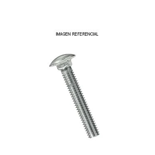 Perno Coche 1/4-20x4 1/2 Zincado (100unidades)