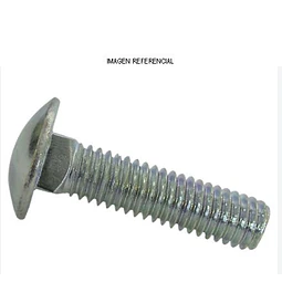 Perno Coche 1/4-20x1 1/4 Zincado (100unidades)