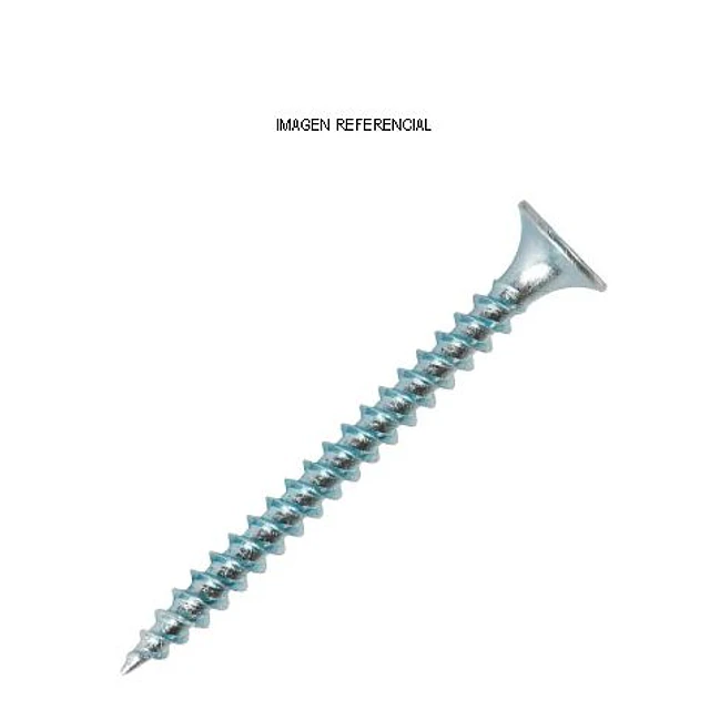 Tornillo Drywall Punta Fina 8x3 (100 unidades)